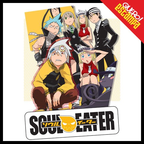 Camiseta Camisa Soul Eater Anime Personagens