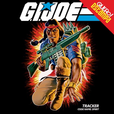 quero estampa camiseta gijoe tracker flecha veloz