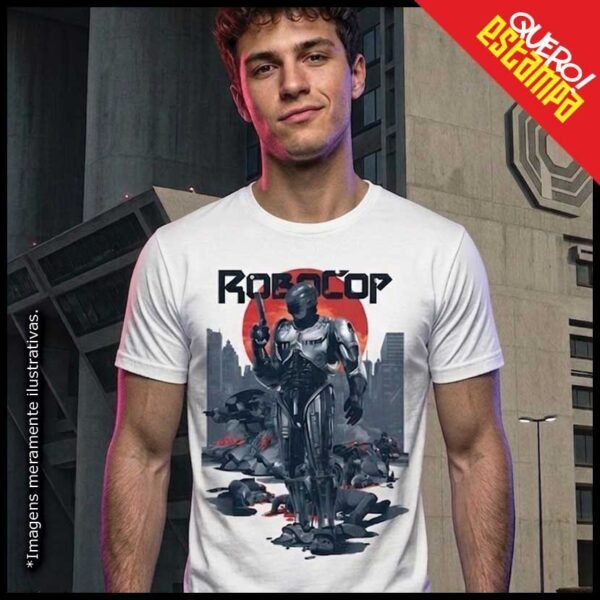 Camiseta Geek Robocop - Alternative Movie Poster