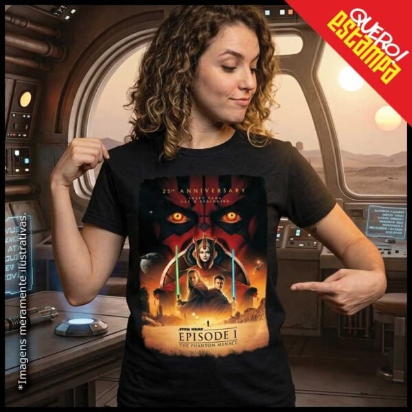 Camiseta Geek Star Wars - Episode I - The Phantom Menace