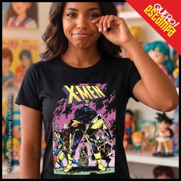 Camiseta Geek X-Men A Saga da Fênix Negra